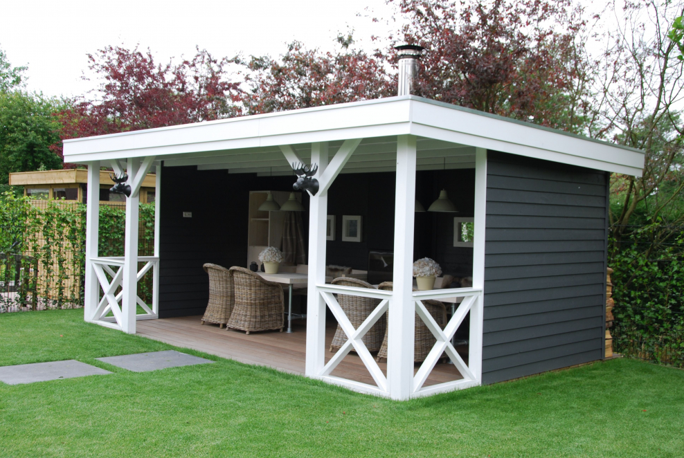 Терраса пергола зона патио