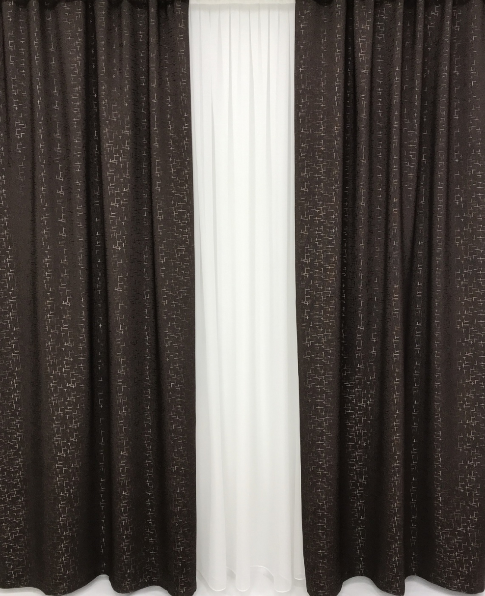 Штора айвори Аврора 270х200см