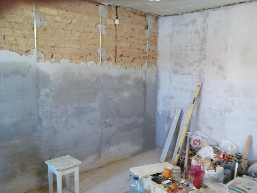 Штукатурка стен черновая отделка