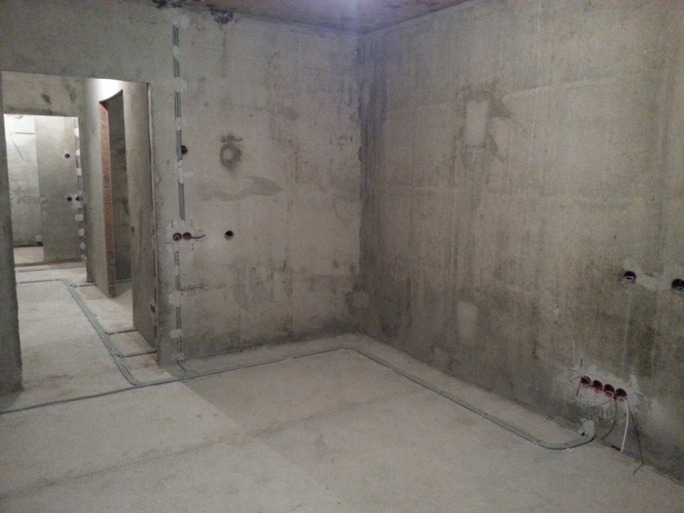 Черновая отделка стен