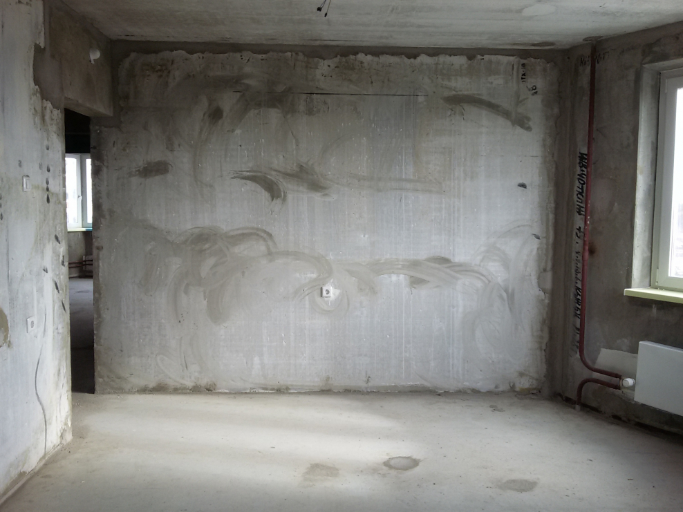 Штукатурка стен в новостройке