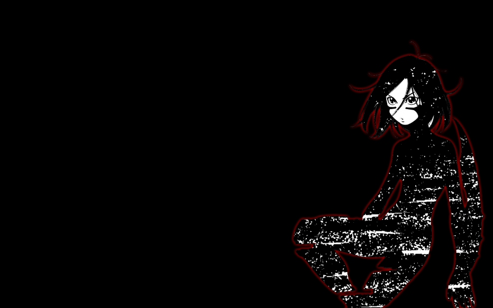 Черный арт на рабочий стол