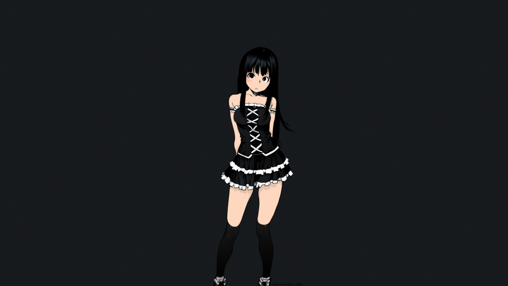 Аниме на черном фоне