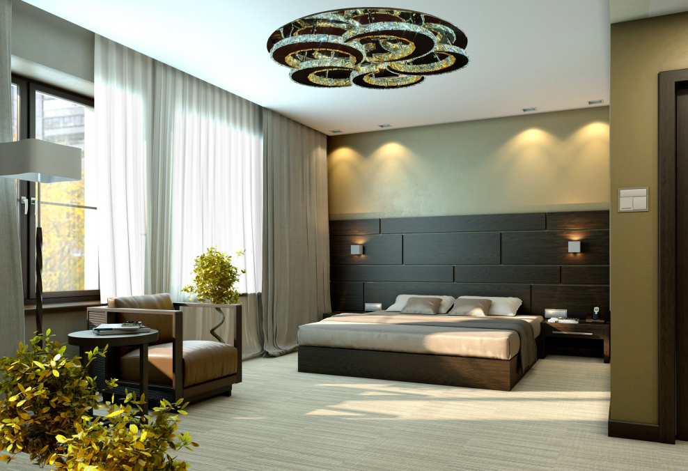 Спальня в стиле Модерн Контемпорари