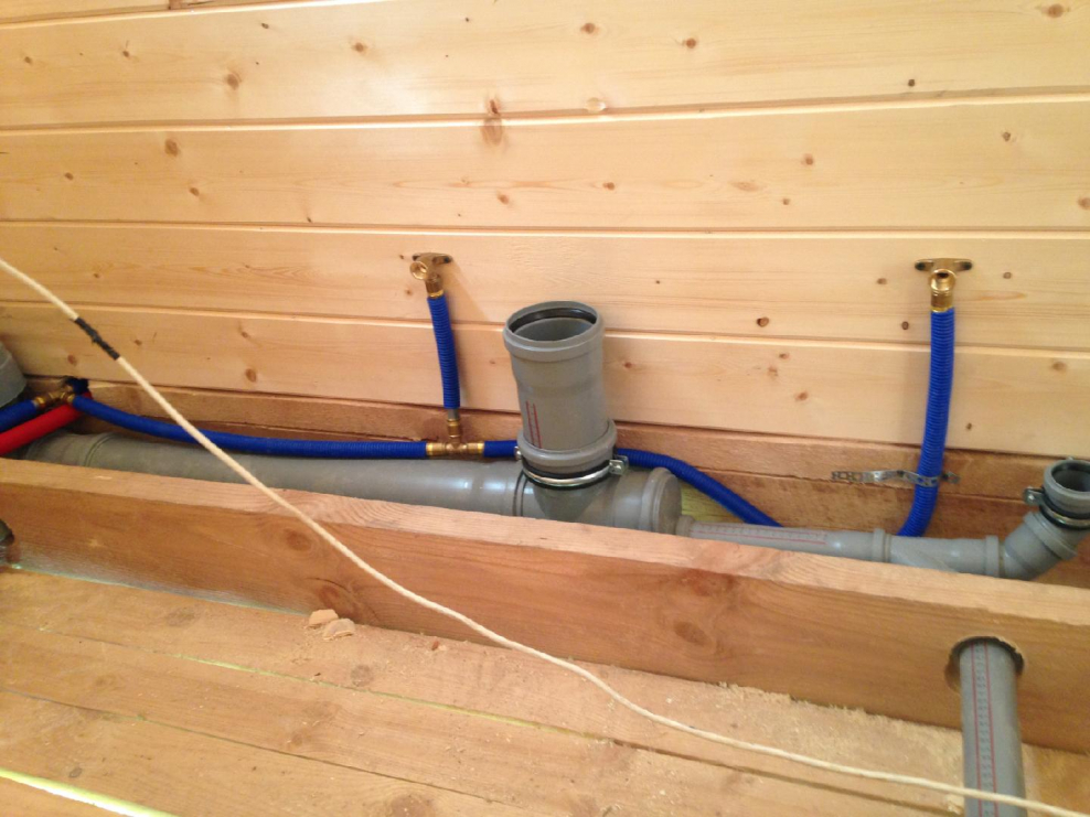 Водопровод в каркасном доме