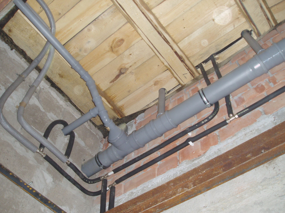 Разводка внутренней канализации в частном