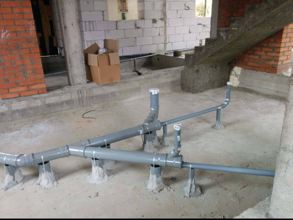 Прокладка канализации в частном доме