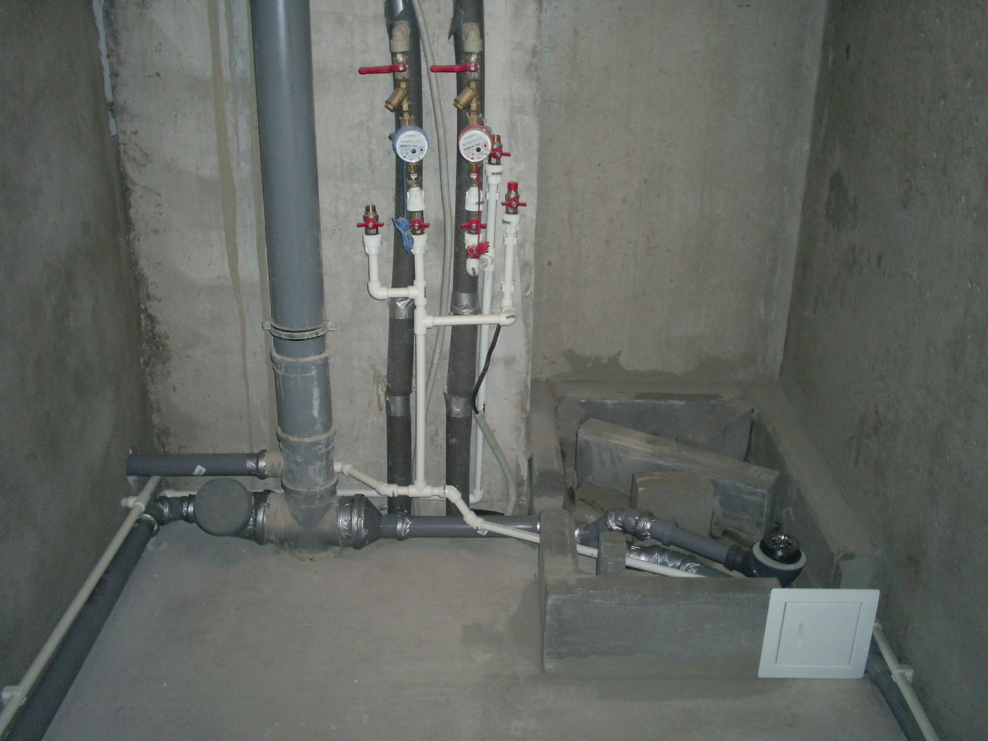 Горизонтальная разводка канализации