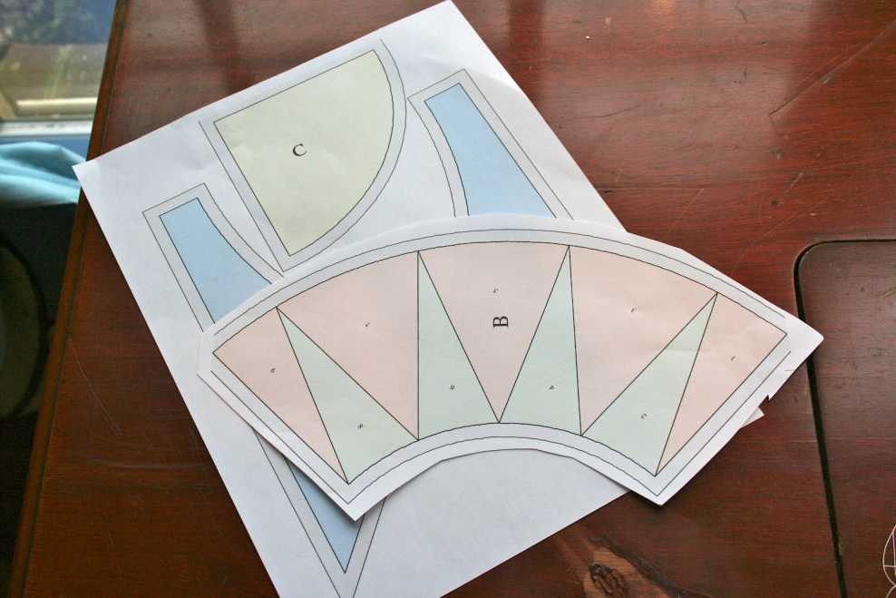 Лоскутный блок Нью-Йорк Бьюти схема