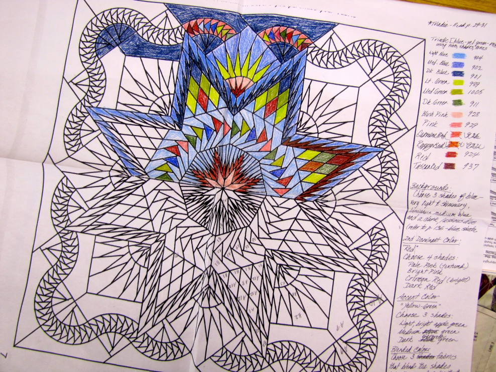 Нью Йорк Бьюти квилт схема