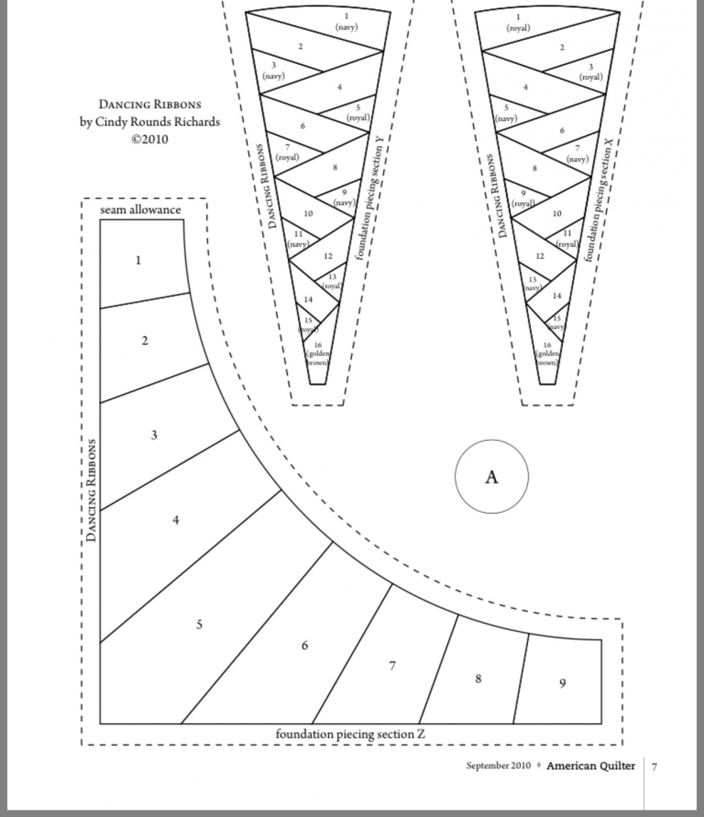 Шаблон Нью-Йорк для пэчворка