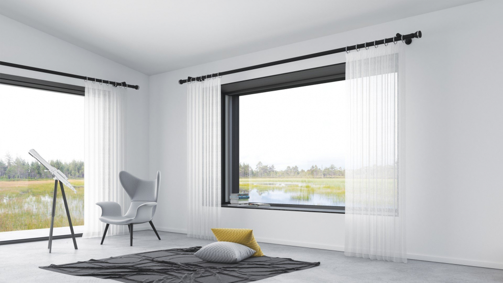 Карнизы для штор в стиле Минимализм