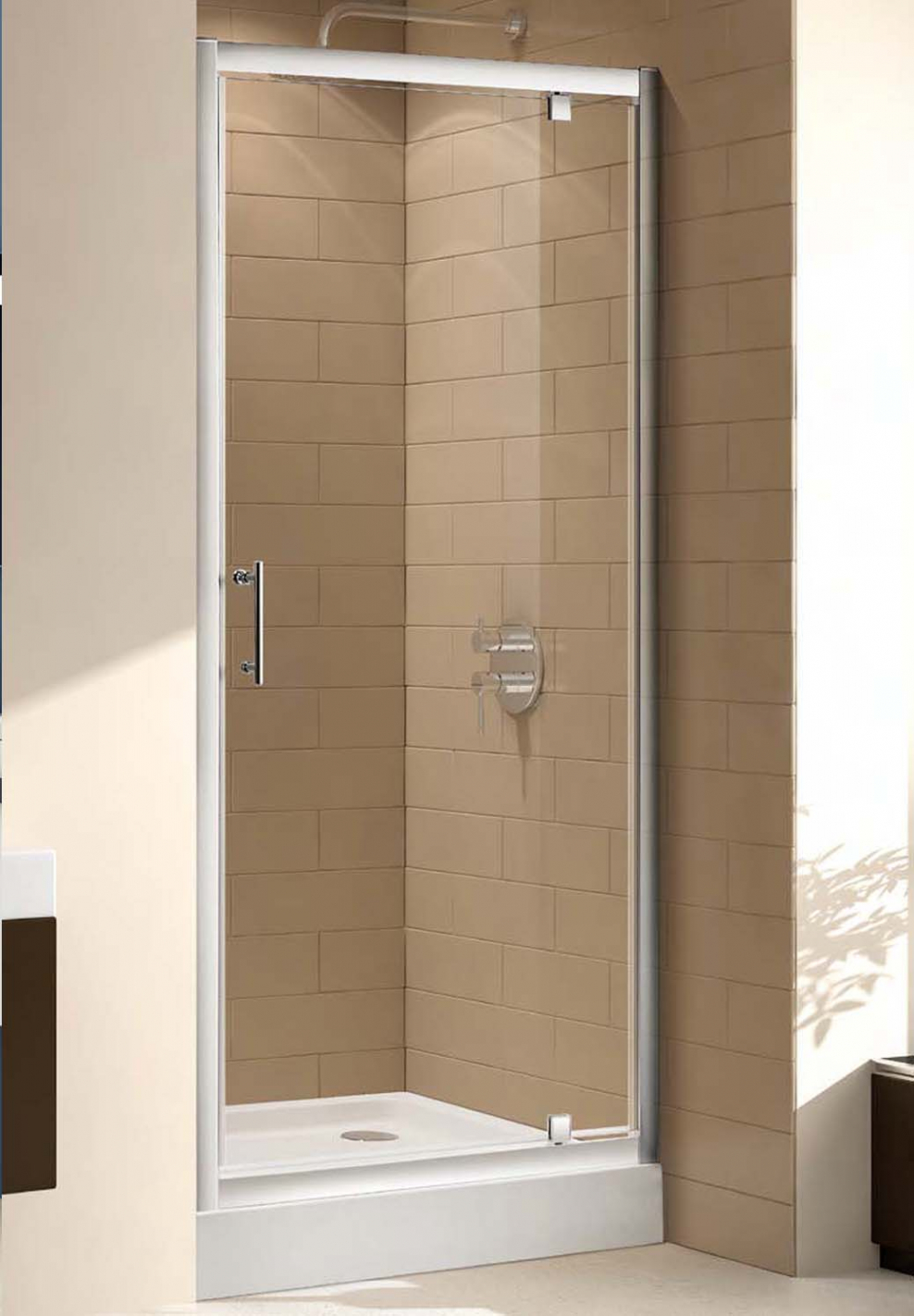 Cezares Eco-o-b-1-60-c-CR душевая дверь