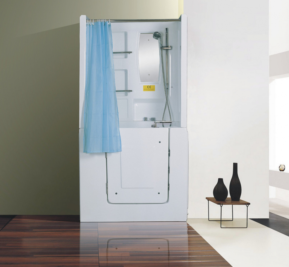 Сидячая ванна с дверцей srh101