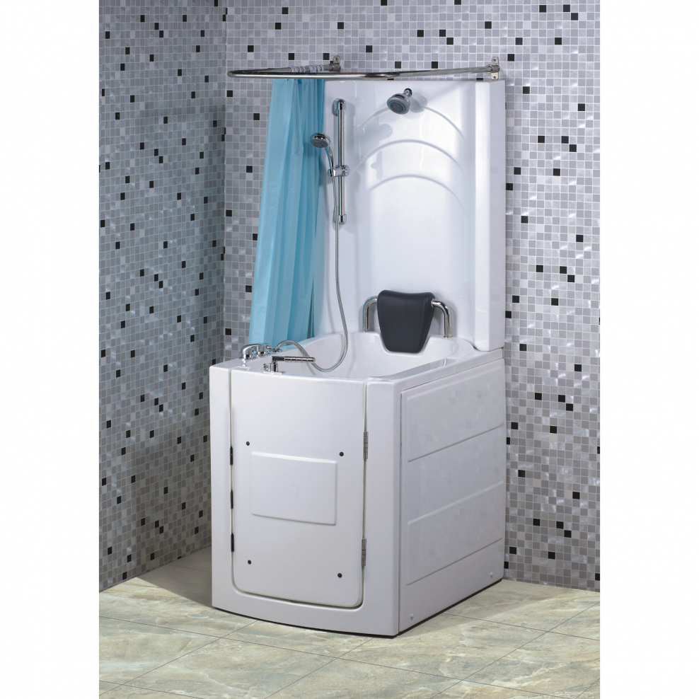 Сидячая ванна с дверцей srh101