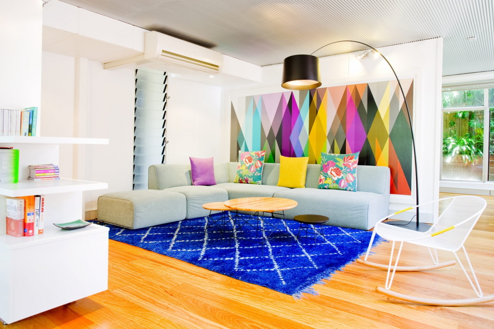 Яркие акценты в интерьере