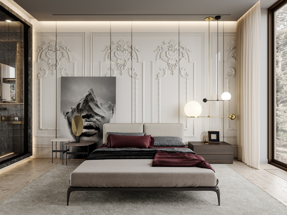 Интерьерные дизайнерские кровати