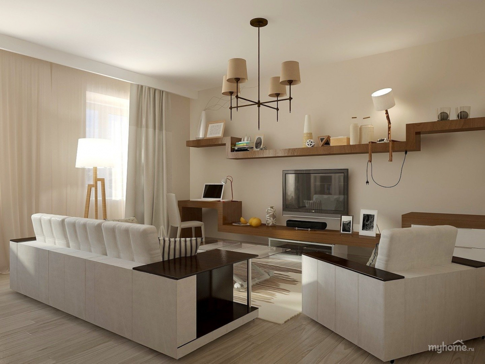 Легкий интерьер квартиры