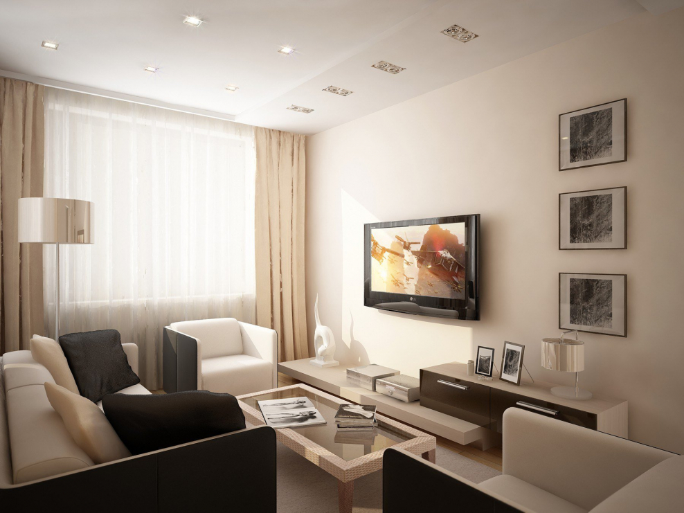 Простая гостиная