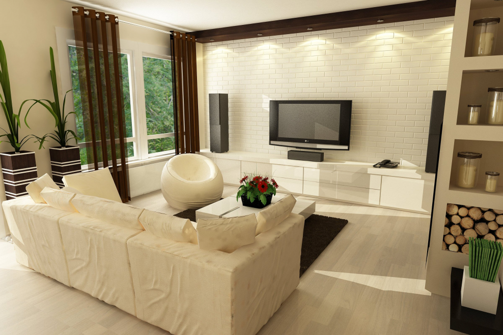 Гостиная интерьер простой