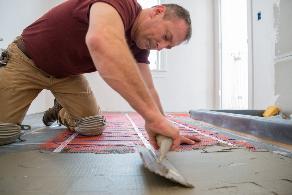 Теплый пол под линолеум