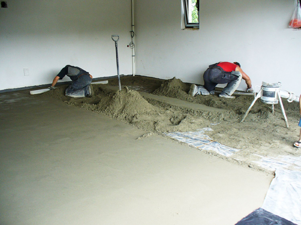 Полуручка для полусухой стяжки