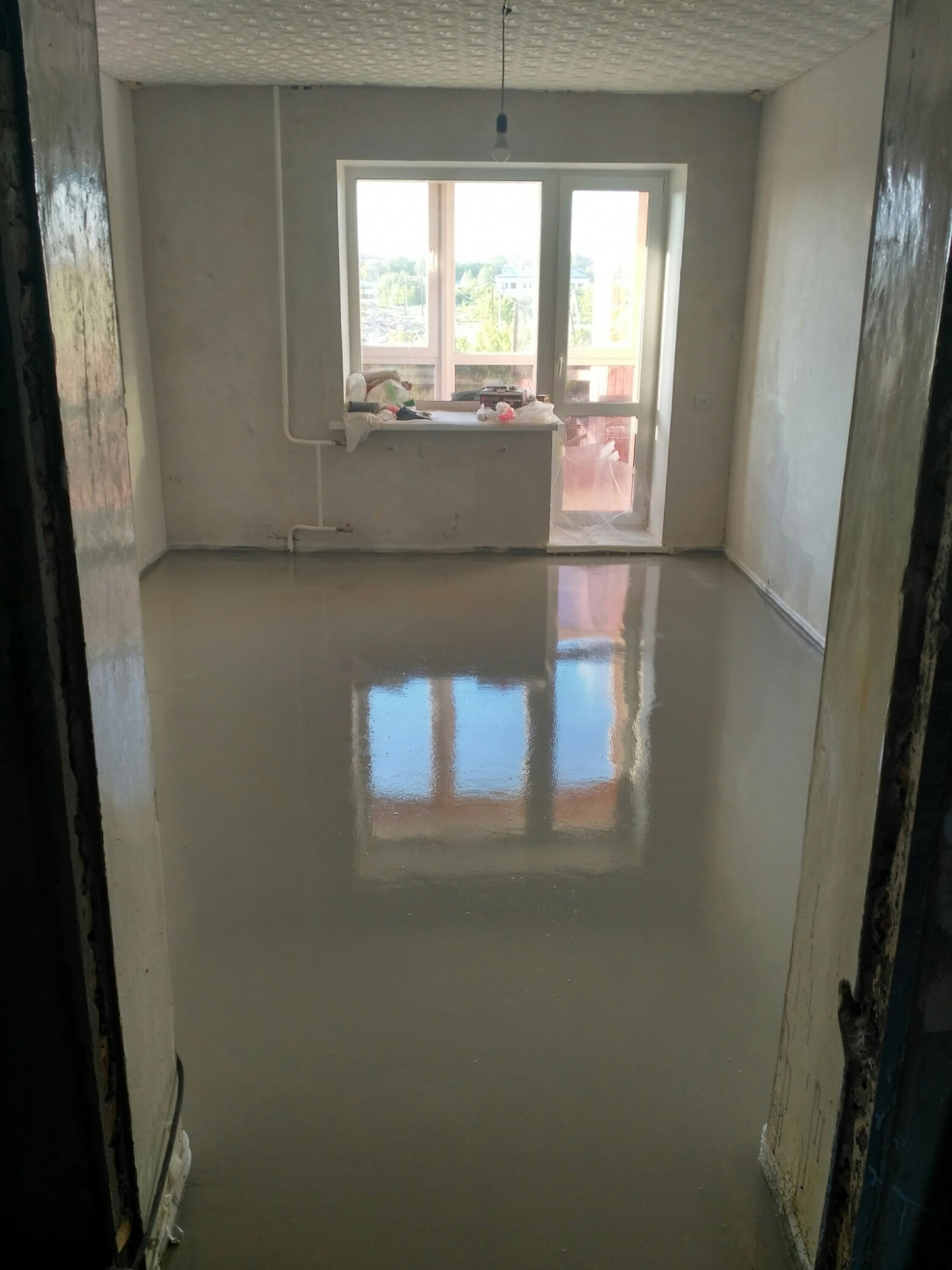 Полусухая стяжка пола м150