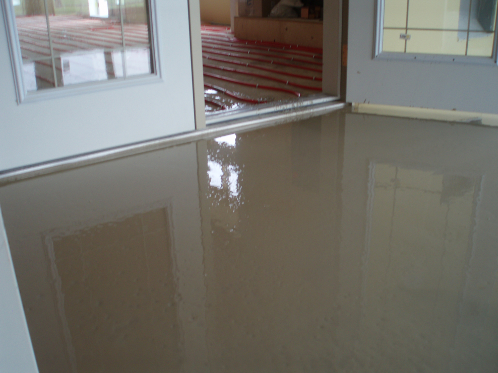 Стяжка под наливной пол