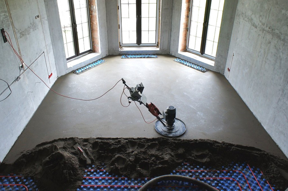 Наливной пол на деревянные перекрытия