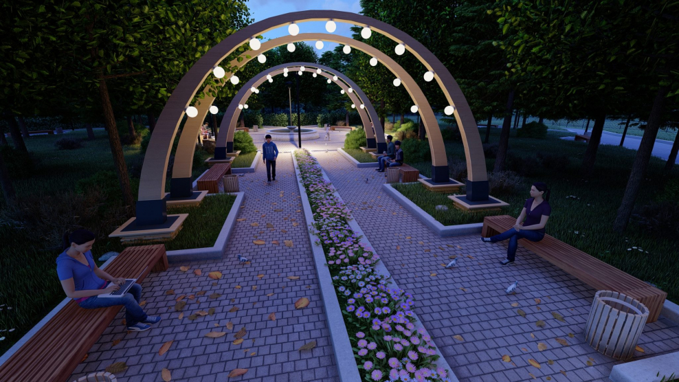 «Благоустройство парка «молодёжный» в городе Короча»