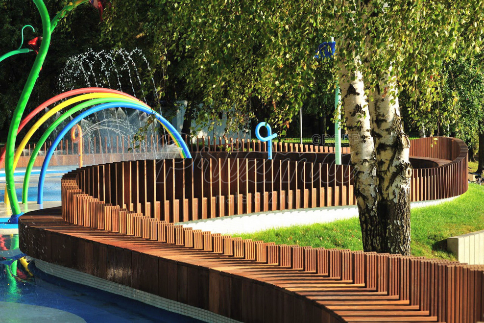 Ограждение фонтана