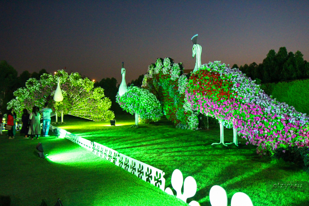 Грозный парк цветов
