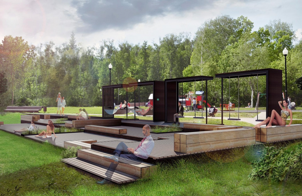 Тропарево парк благоустройство