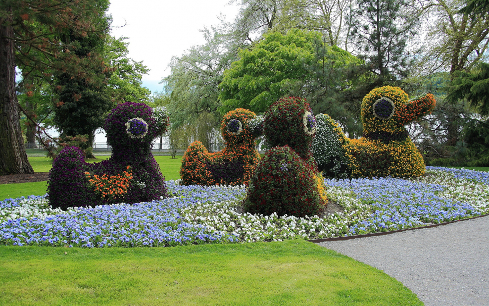 Парковые клумбы