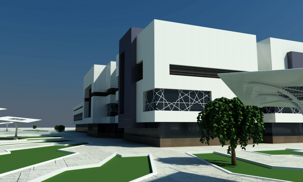 Фасады досуговых центров