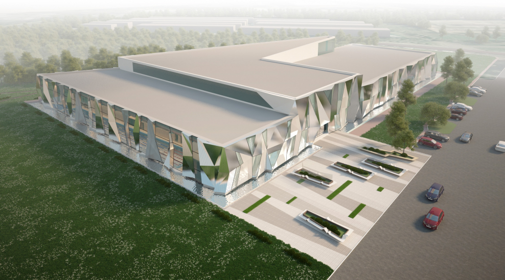 Фасад физкультурно-оздоровительного комплекса