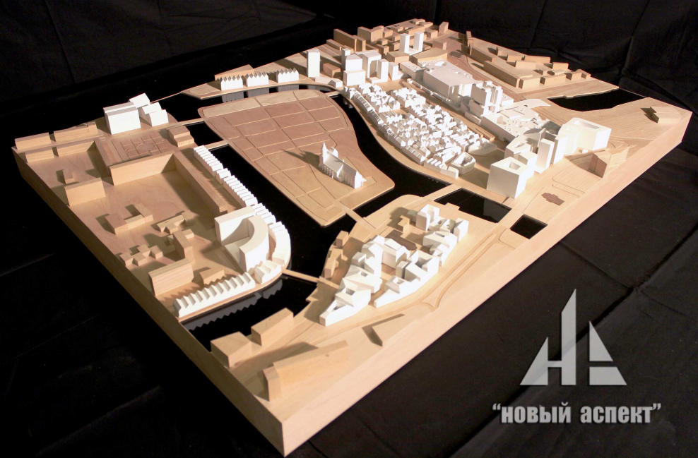 Градостроительные макеты масштаб