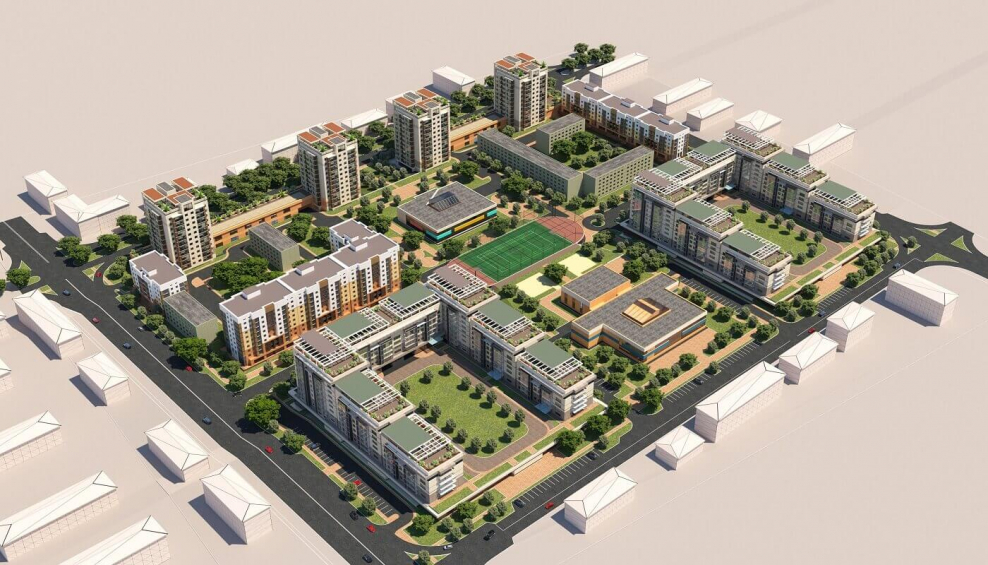 Проект малоэтажного квартала