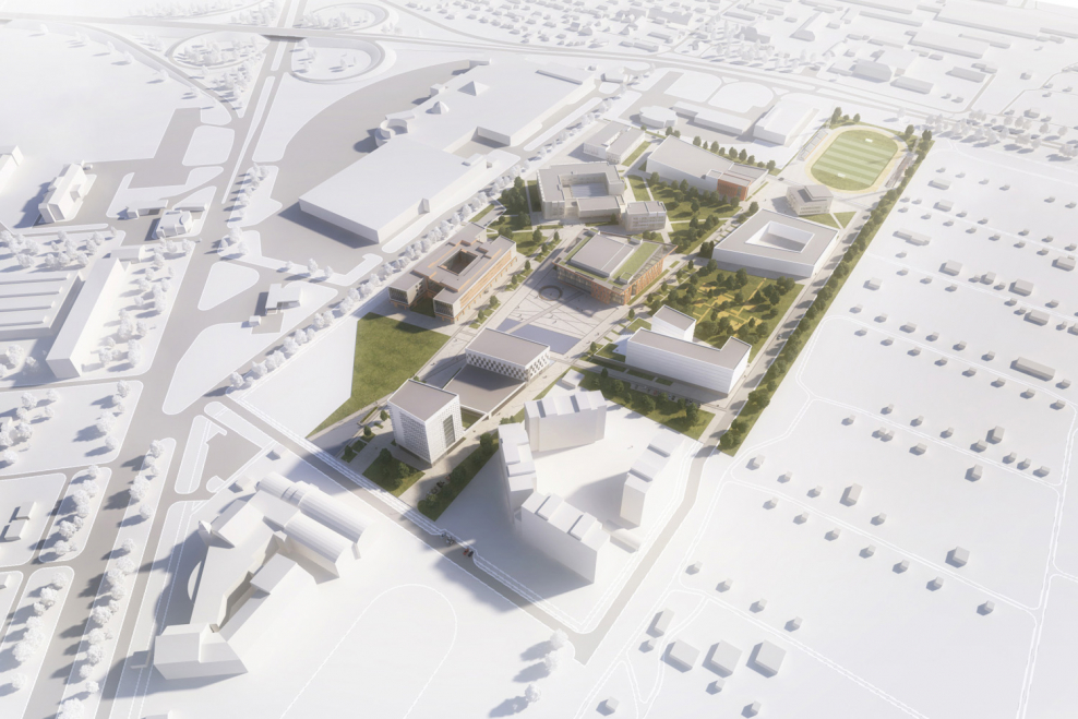 Москва стройка новый научный кластер проспект Вернадского