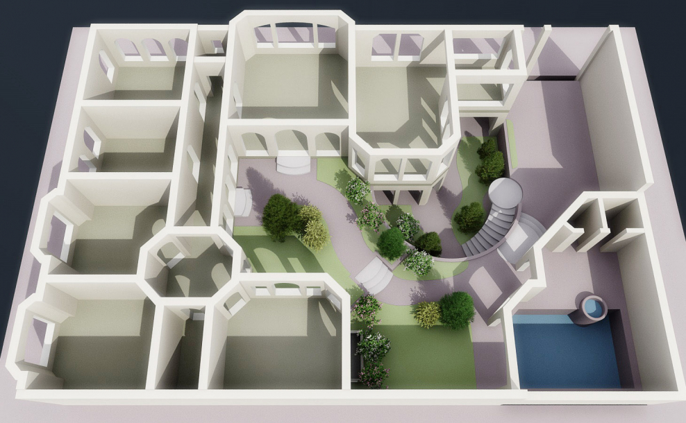 Планировка индивидуального дома