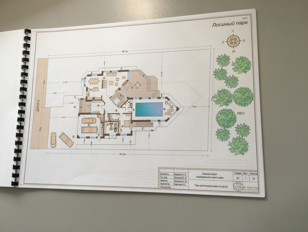 Эскизный проект дома пример