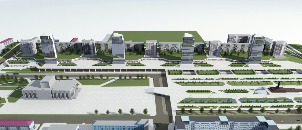 Реконструкция эспланады в Перми