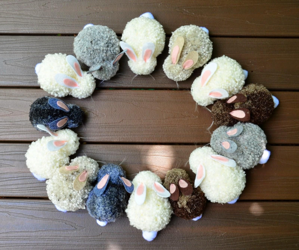 Поделки из помпонов