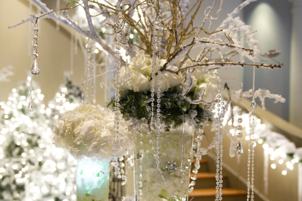 Зима декорации