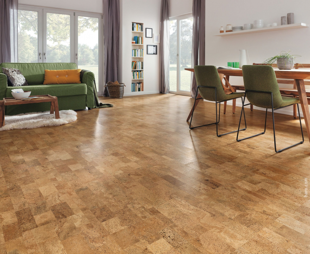 Пробковое покрытие для пола