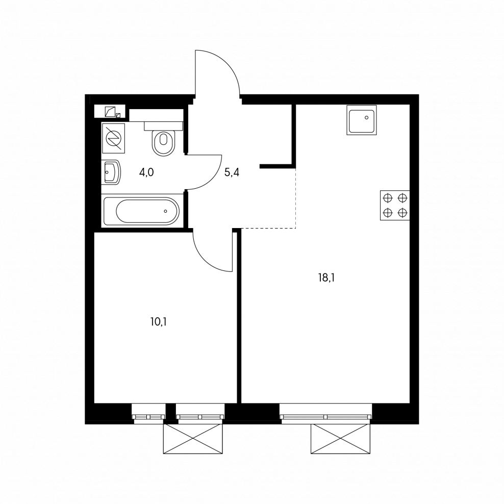 Планировка квартиры 84 кв м