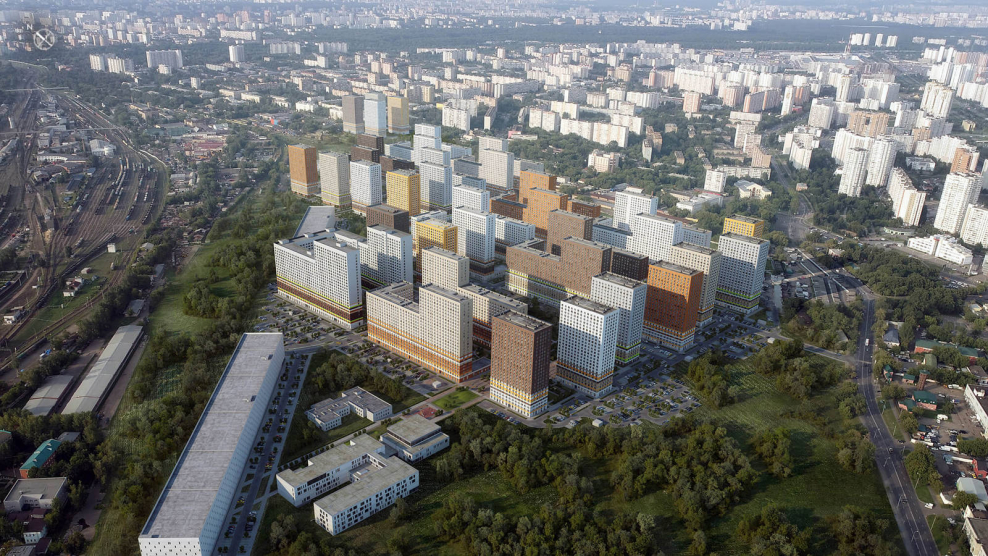 Люблинский парк пик с корпусами