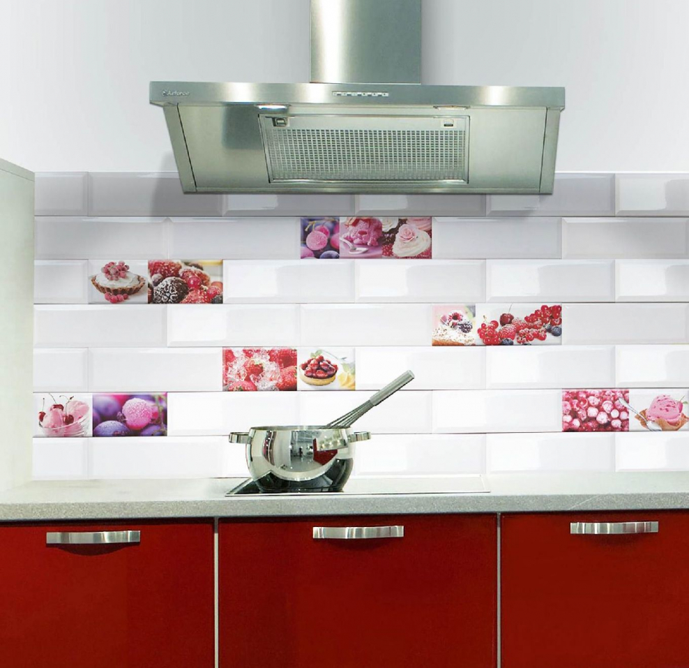 Кухонные фартуки для кухни из плитки