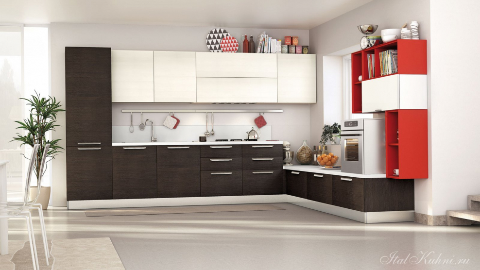 Современные кухни угловые