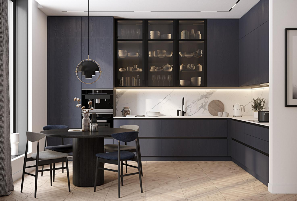 Белорусские кухни Зов цвет индиго